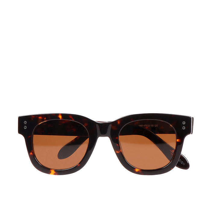 hidesign LONG BEACH WAYFARER SUNGLASS Brown