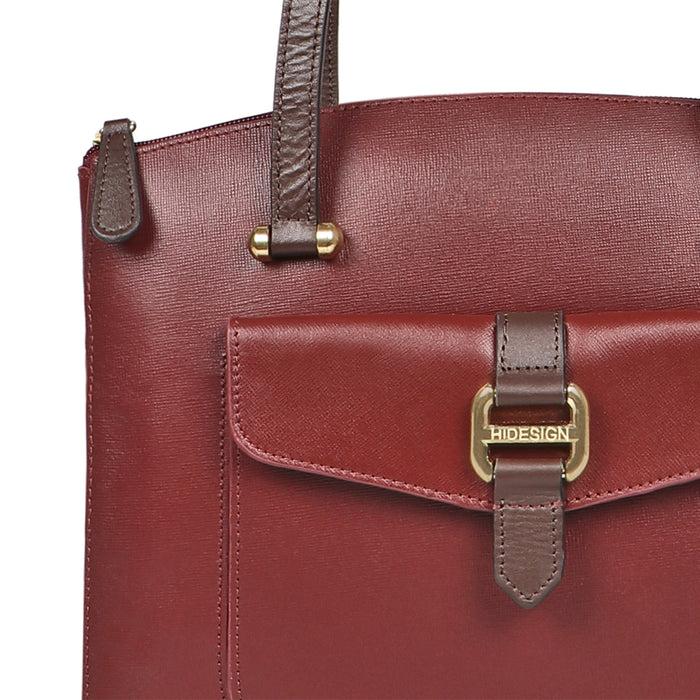 Hidesign LOTUS 02 SB TOTE BAG Red