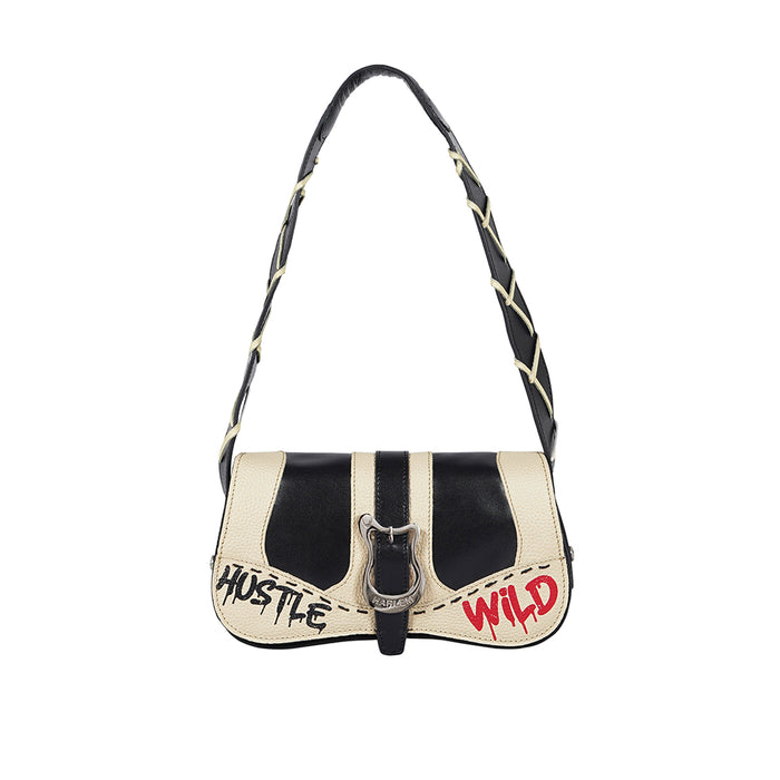 hidesign LOU 01 SHOULDER BAG Black