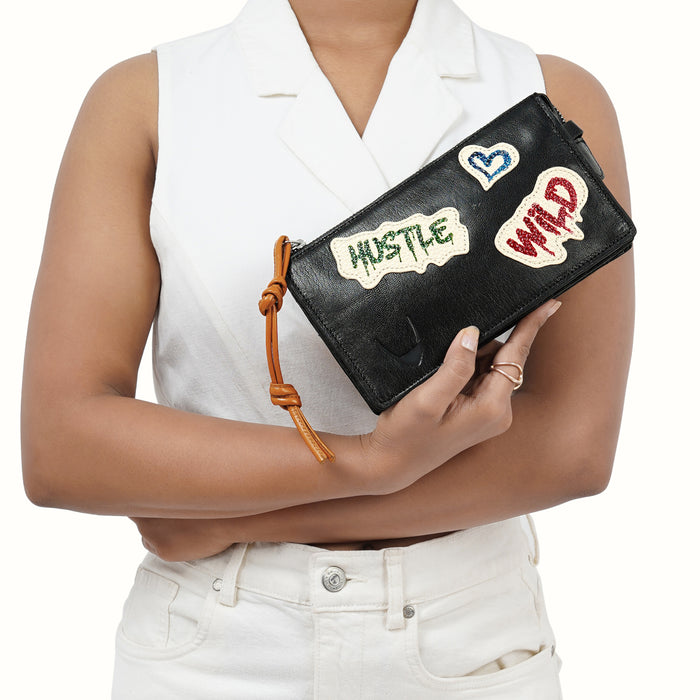 Hidesign LOU W1 CLUTCH Black