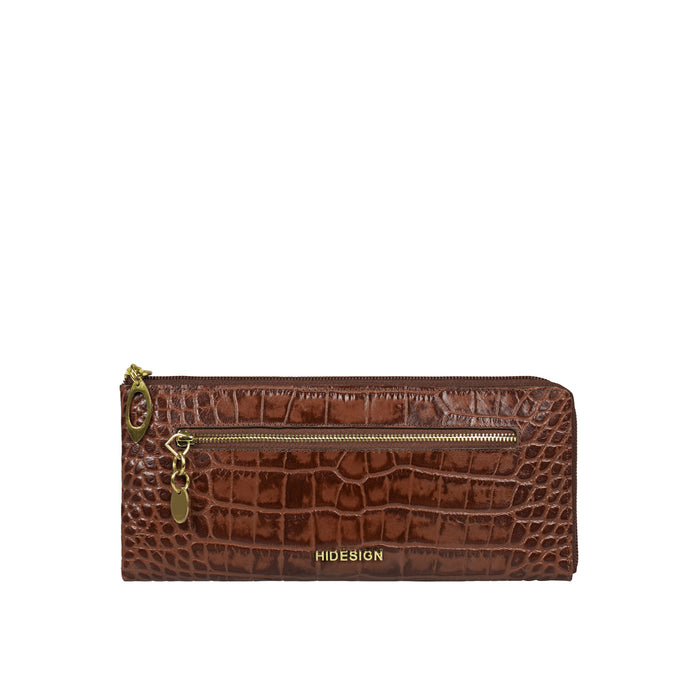 hidesign LOUIS W2 ZIP AROUND WALLET Tan