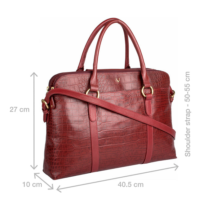 Hidesign LOVATO 01 LAPTOP BAG Red