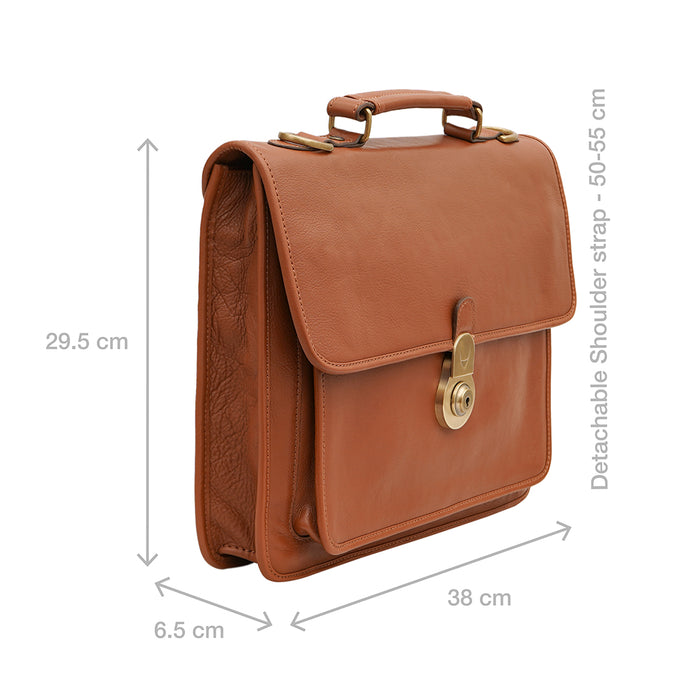 Hidesign LUCCA BRIEFCASE Tan