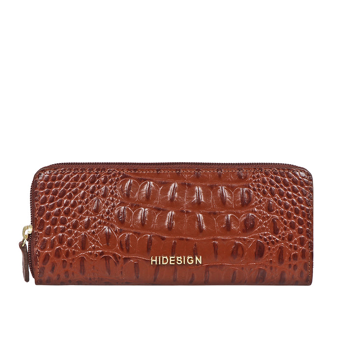 Hidesign MACKENZIEW2RF SB ZIP AROUND WALLET Tan