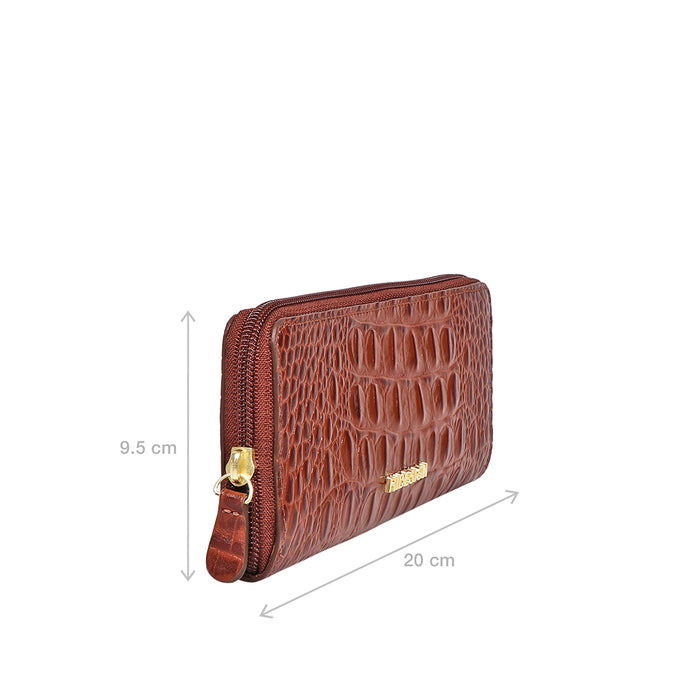 Hidesign MACKENZIEW2RF SB ZIP AROUND WALLET Tan