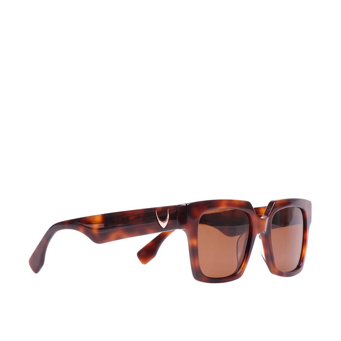 Hidesign MALLORCA LARGE WAYFARER SUNGLASS Brown