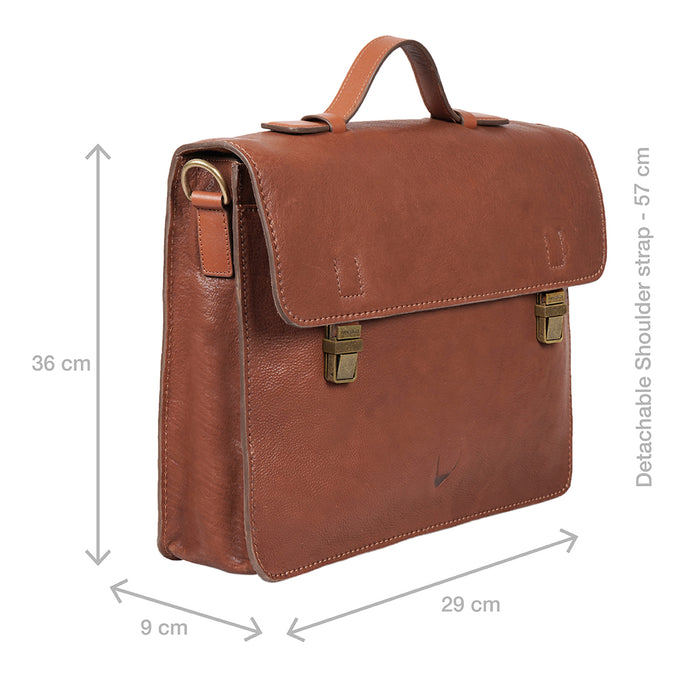 Hidesign MALMO 03 BRIEFCASE Tan