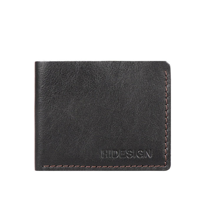 Hidesign MANDELA W1 BI-FOLD WALLET Black