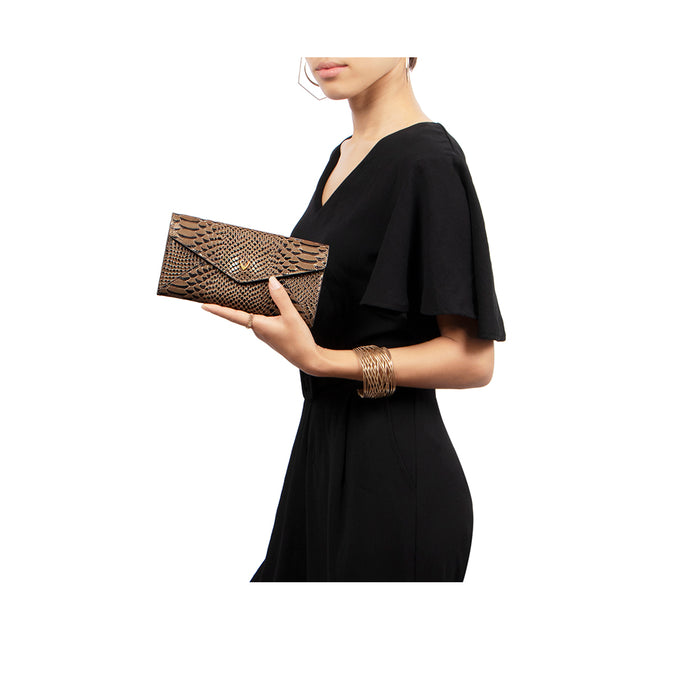 hidesign MANDY W5 CLUTCH White