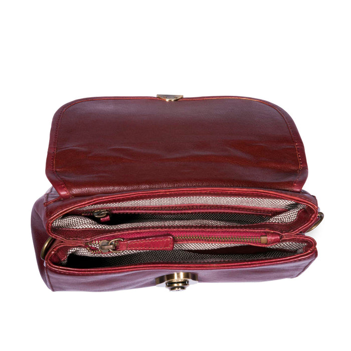 Hidesign MARINA CROSSBODY Red