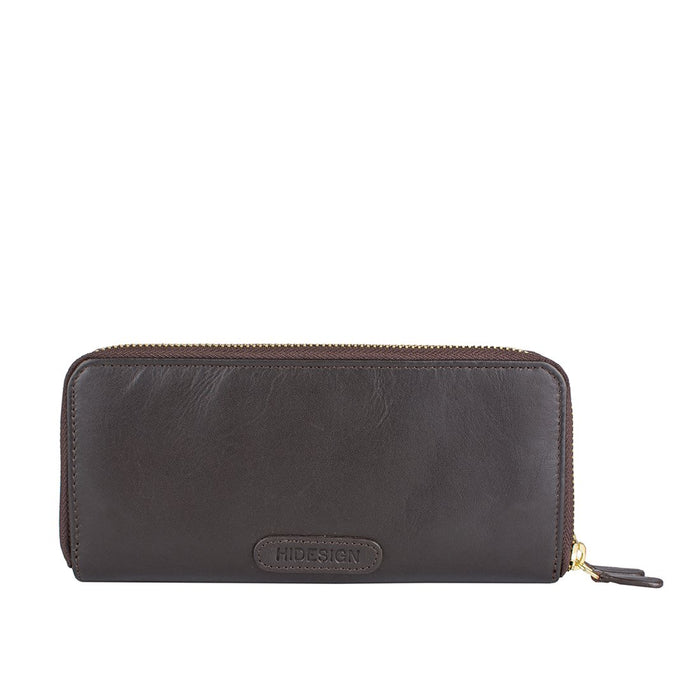 Hidesign MARTINA DOUBLE ZIP AROUND WALLET Brown