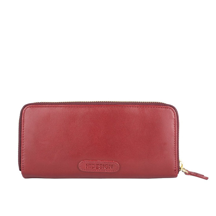 Hidesign MARTINA DOUBLE ZIP AROUND WALLET Marsala