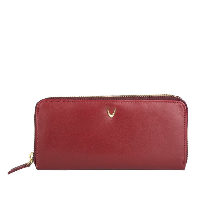 hidesign MARTINA DOUBLE ZIP AROUND WALLET Marsala