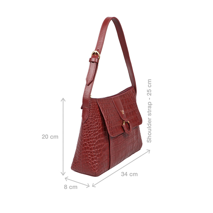 Hidesign MEDALLIN 02 SHOULDER BAG Red