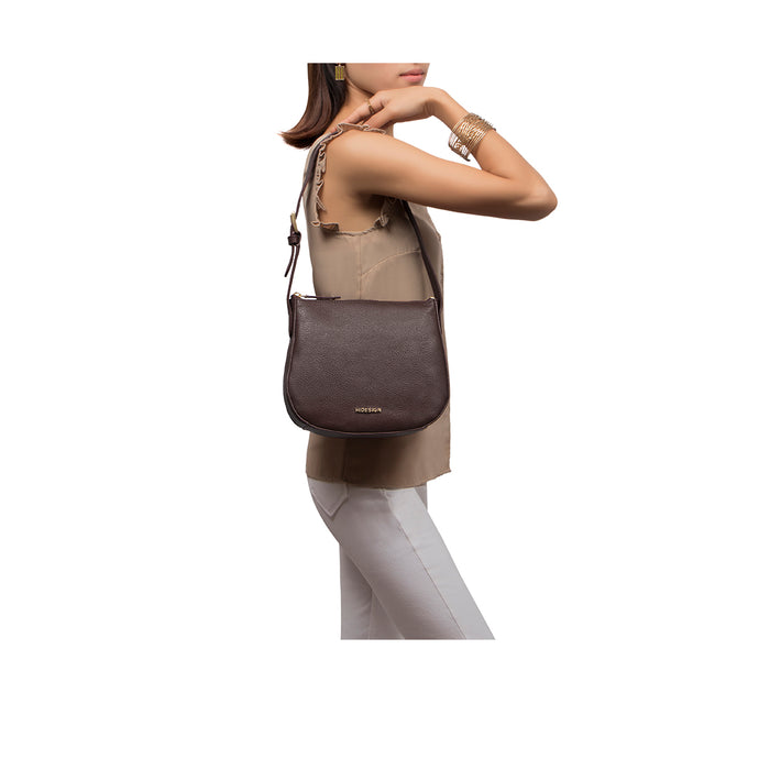 hidesign MELO 04 SHOULDER BAG Brown