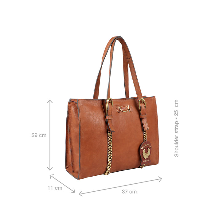 Hidesign METAL 04 TOTE BAG Tan