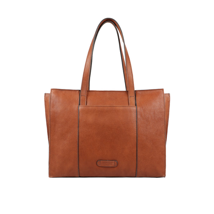 Hidesign METAL 04 TOTE BAG Tan