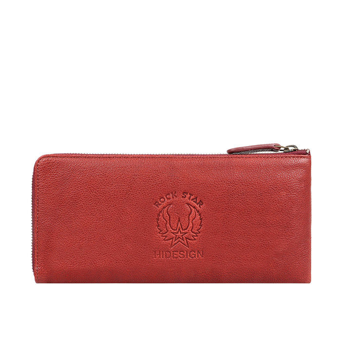 Hidesign METAL W1 L-ZIP AROUND WALLET Marsala