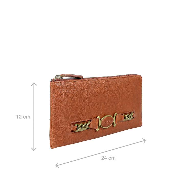 Hidesign METAL W1 L-ZIP AROUND WALLET Tan