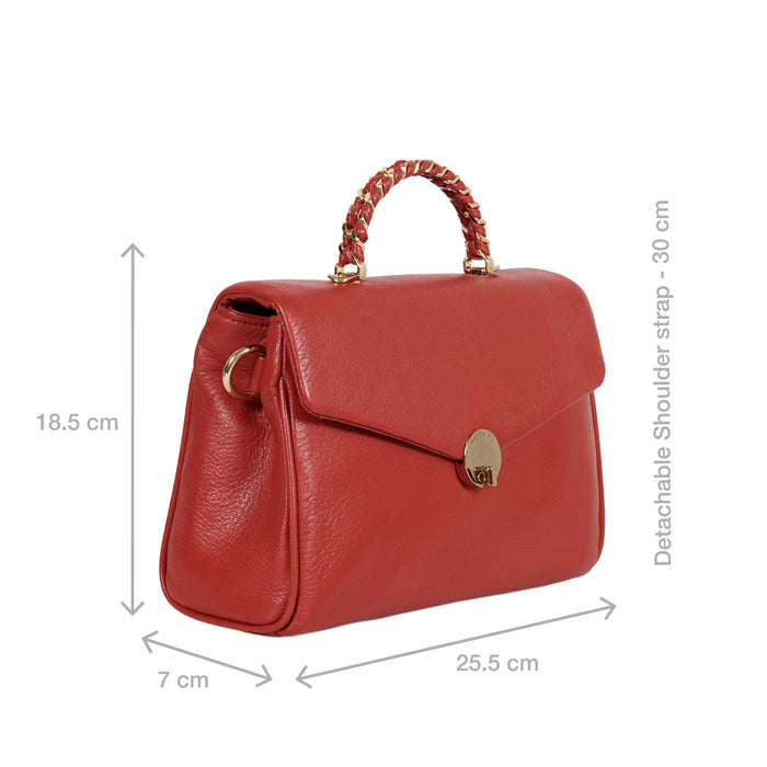 Hidesign MILOS 02 SHOULDER BAG Red
