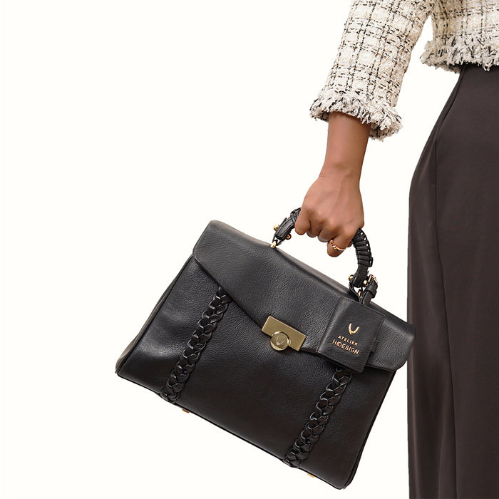 hidesign MILOS 03 SHOULDER BAG Black