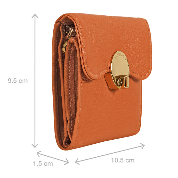 Hidesign MILOS W4 TRI-FOLD WALLET Orange