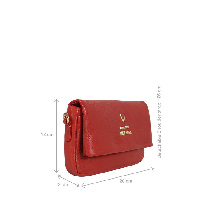 Hidesign MILOS W5 SLING WALLET Red