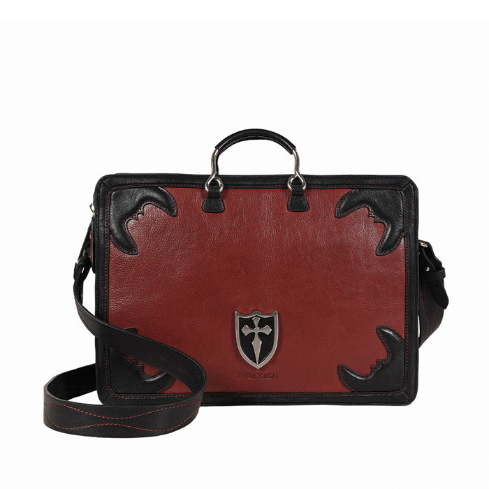 Hidesign MIYU 01 SMALL BRIEFCASE Red