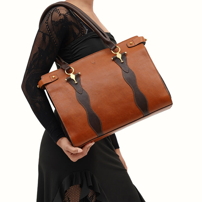 hidesign MIYU 02 TOTE BAG Brown