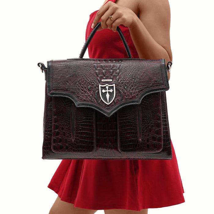 hidesign MIYU 03 BRIEFCASE Red