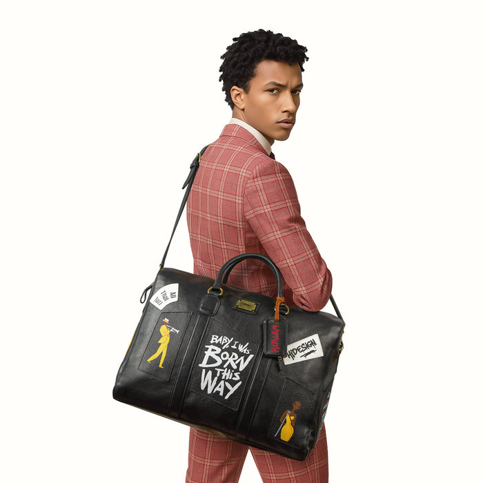 Hidesign MJ 03 DUFFLE BAG Black