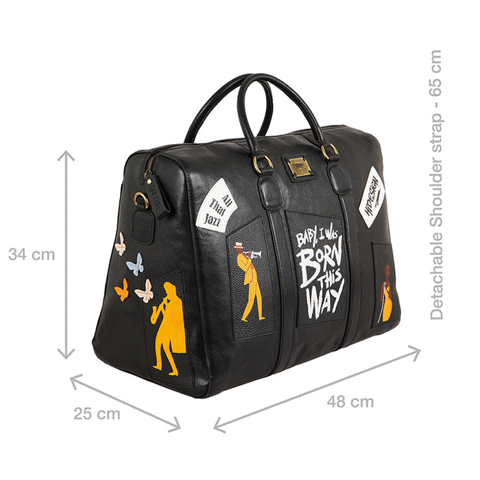Hidesign MJ 03 DUFFLE BAG Black