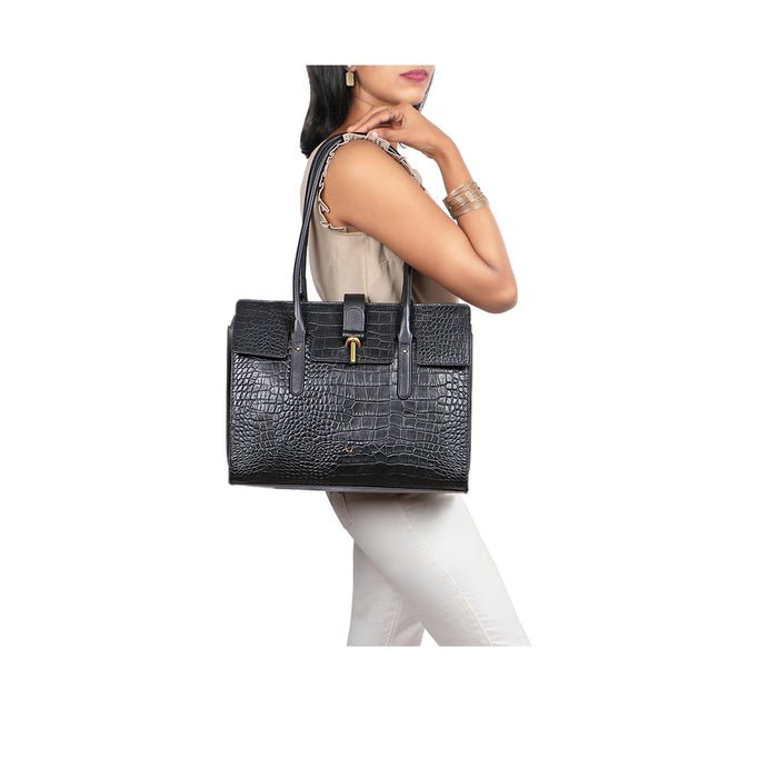 Hidesign MOCHA 02 TOTE BAG Black