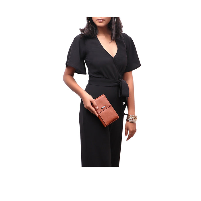 hidesign MONDRAIN BI-FOLD WALLET Tan