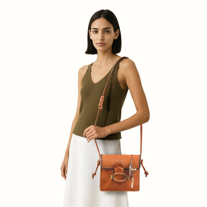 Hidesign MOON 01 SLING BAG Tan