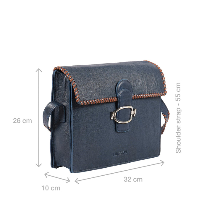 Hidesign MOON 02 CROSSBODY Blue