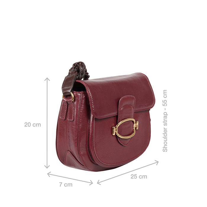 Hidesign MOON 03 SHOULDER BAG Red