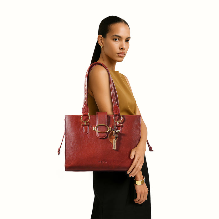 Hidesign MOON 04 TOTE BAG Red