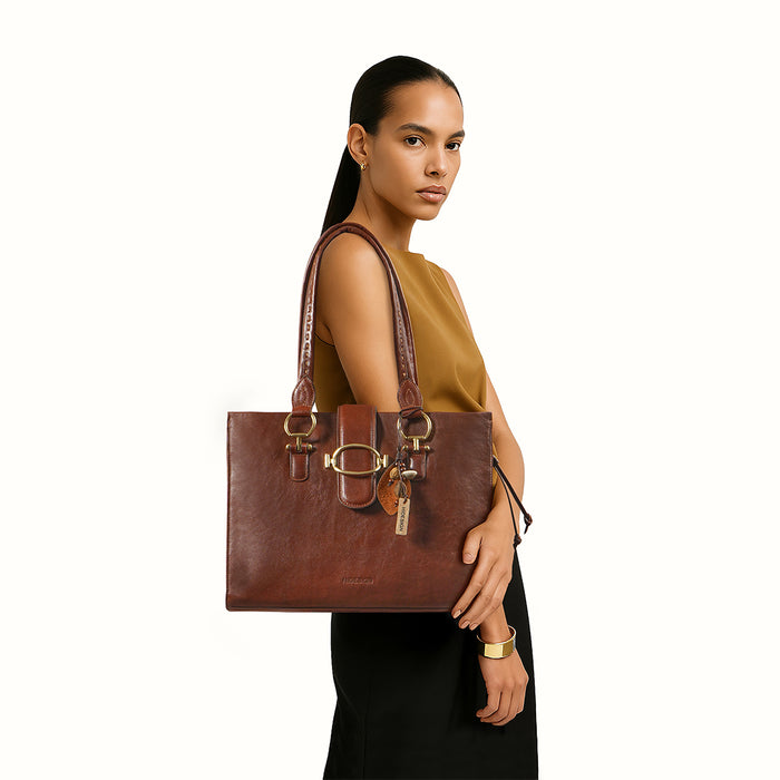 Hidesign MOON 04 TOTE BAG Tan