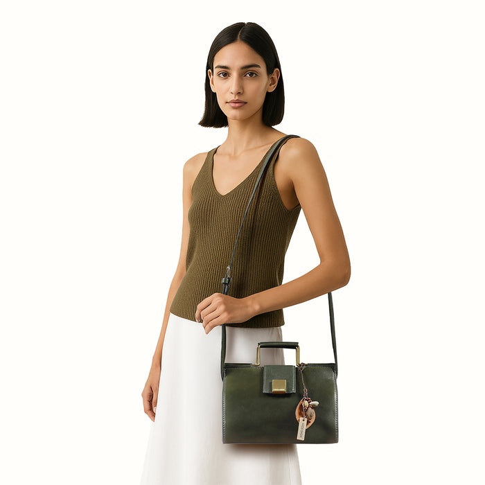 Hidesign MOSAIC 01 SLING BAG Green