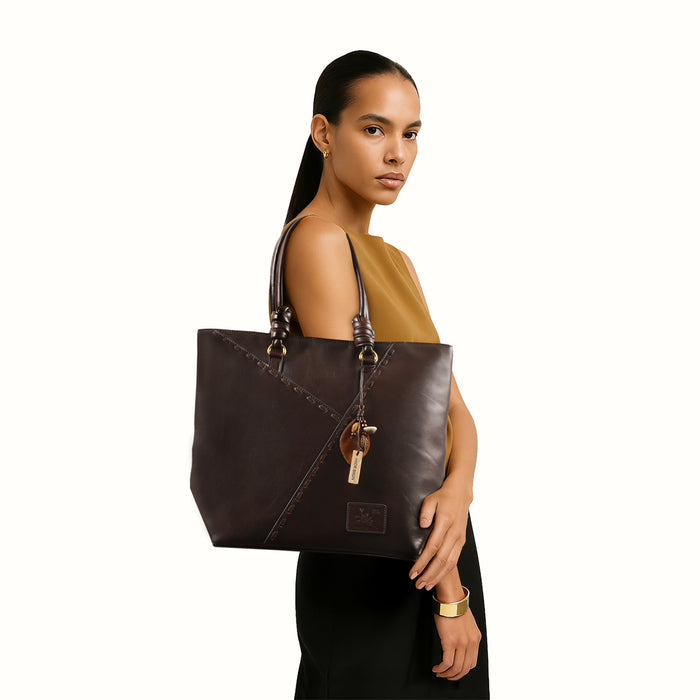 Hidesign MOSAIC 02 TOTE BAG Brown