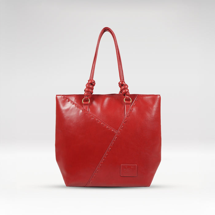 hidesign MOSAIC 02 TOTE BAG Red