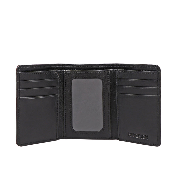 Hidesign OSHUN W3 TRI-FOLD WALLET Black