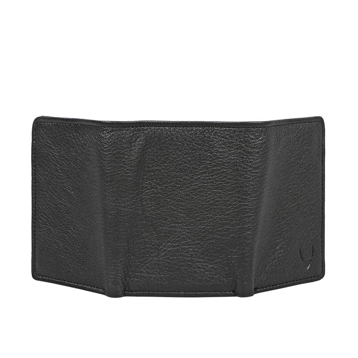 Hidesign OSHUN W3 TRI-FOLD WALLET Black