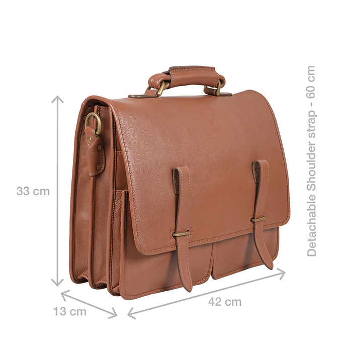 Hidesign PARMA BRIEFCASE Tan
