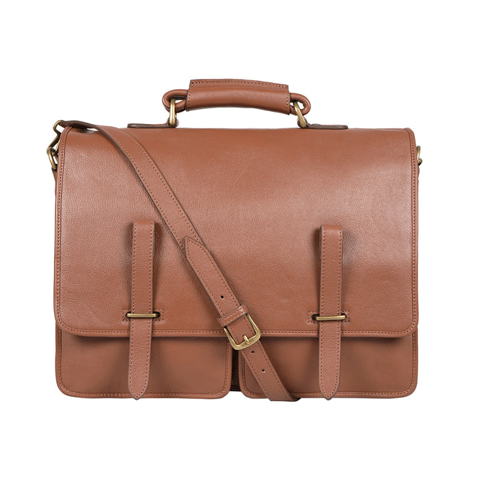 hidesign PARMA BRIEFCASE Tan