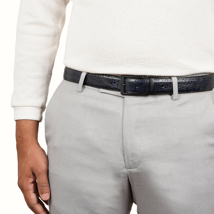 Hidesign PAROS PIERO REVERSIBLE BELT Blue