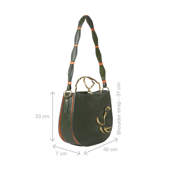 Hidesign PARROT 01 SHOULDER BAG Green
