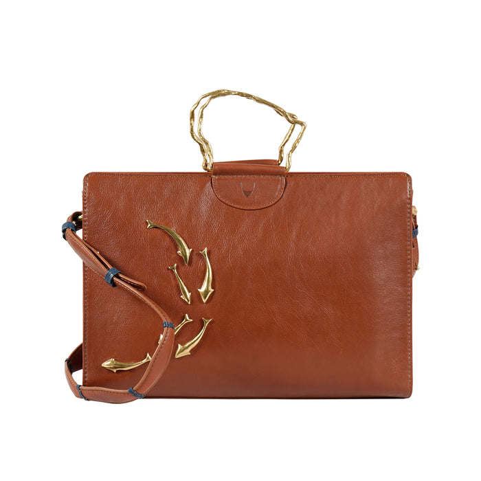 Hidesign PARROT 02 BRIEFCASE Tan