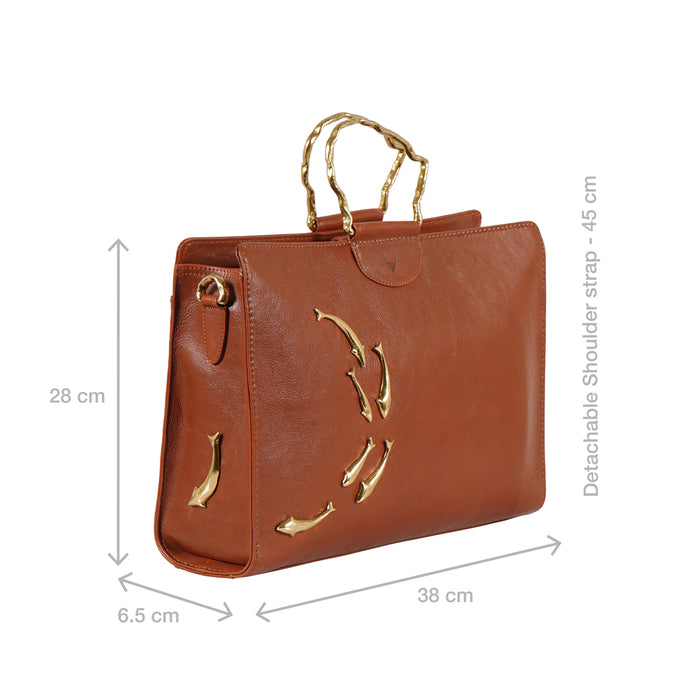 Hidesign PARROT 02 BRIEFCASE Tan
